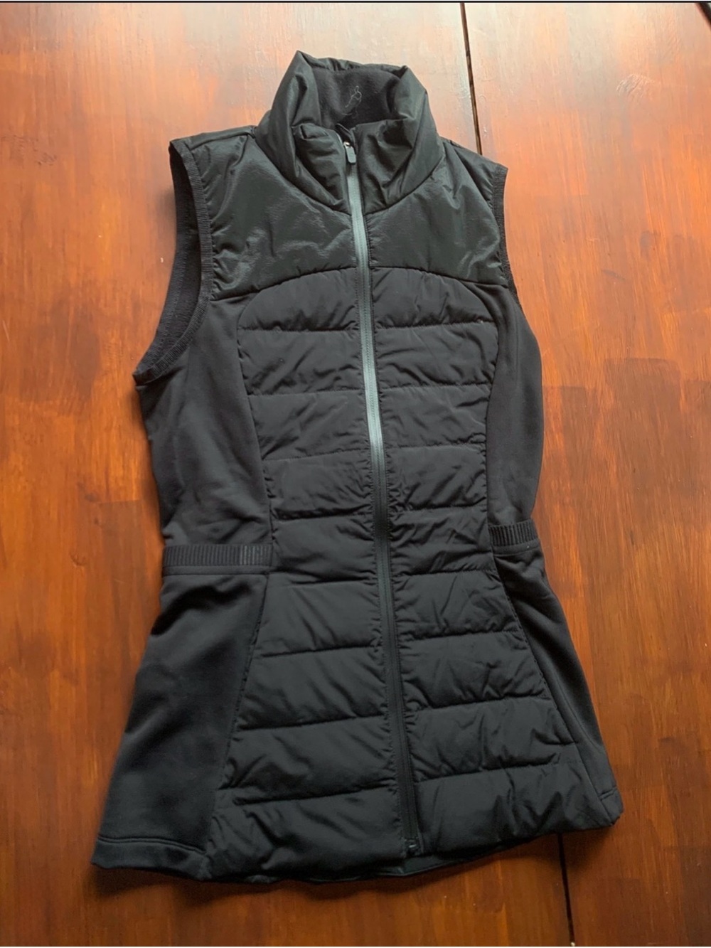 Women's Black Lululemon Down for it All Vest - size 4